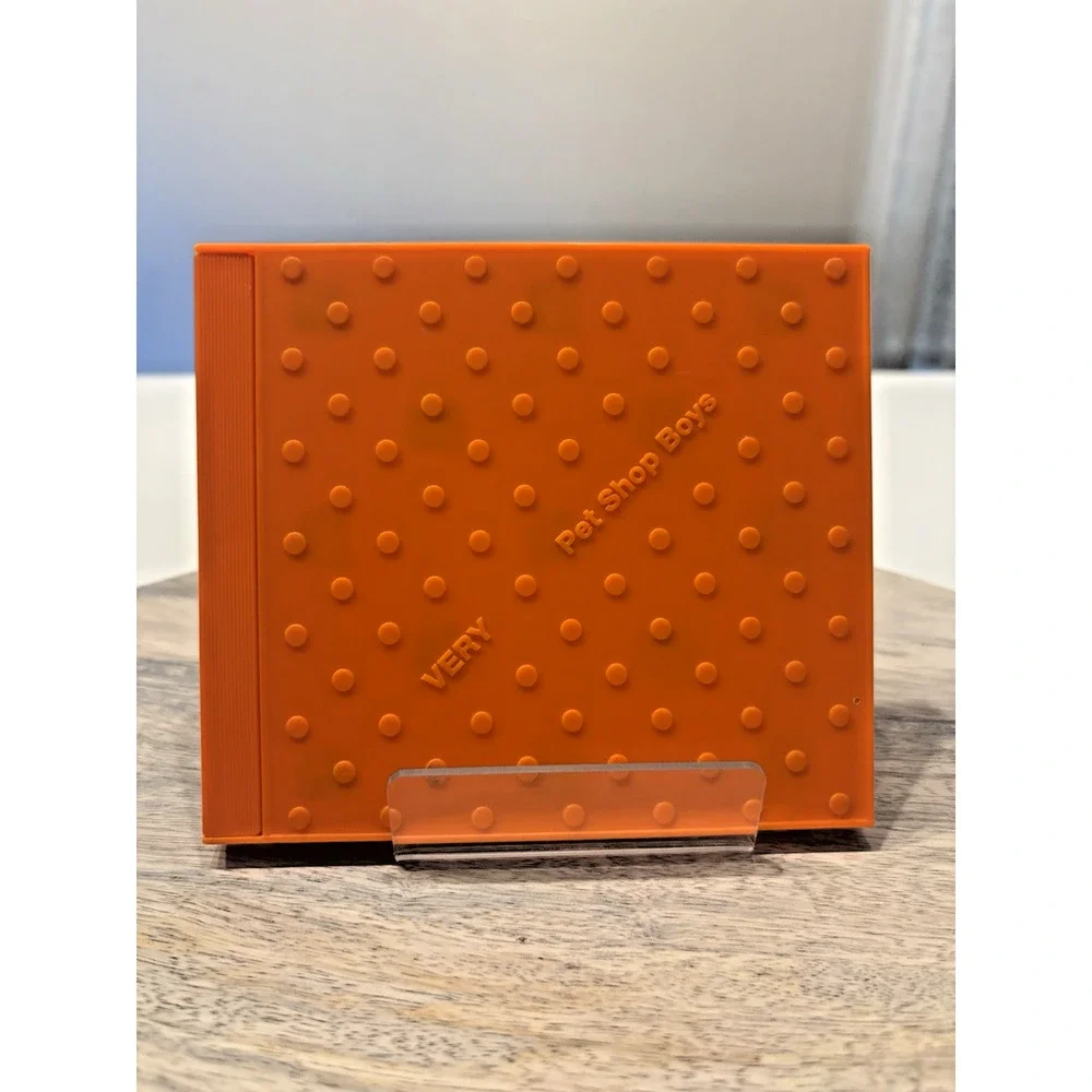 PET SHOP BOYS Very Orange Embossed Case 1993 - Picture 1 of 5